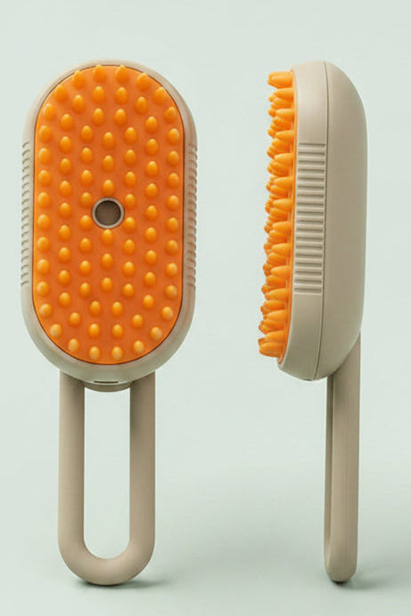 3-in-1 Steam Brush for Cats & Dogs – Electric Grooming Glove