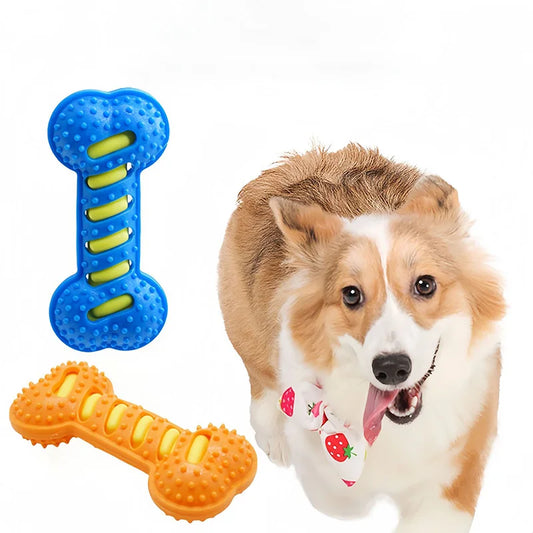 Dog Chew Toy – Resistant & Teeth-Cleaning TPR Rubber Stick