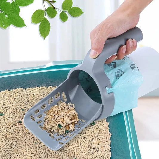 CleanPaw – Reusable Cat Litter Scoop + Bags | Easy & Hygienic Cleaning